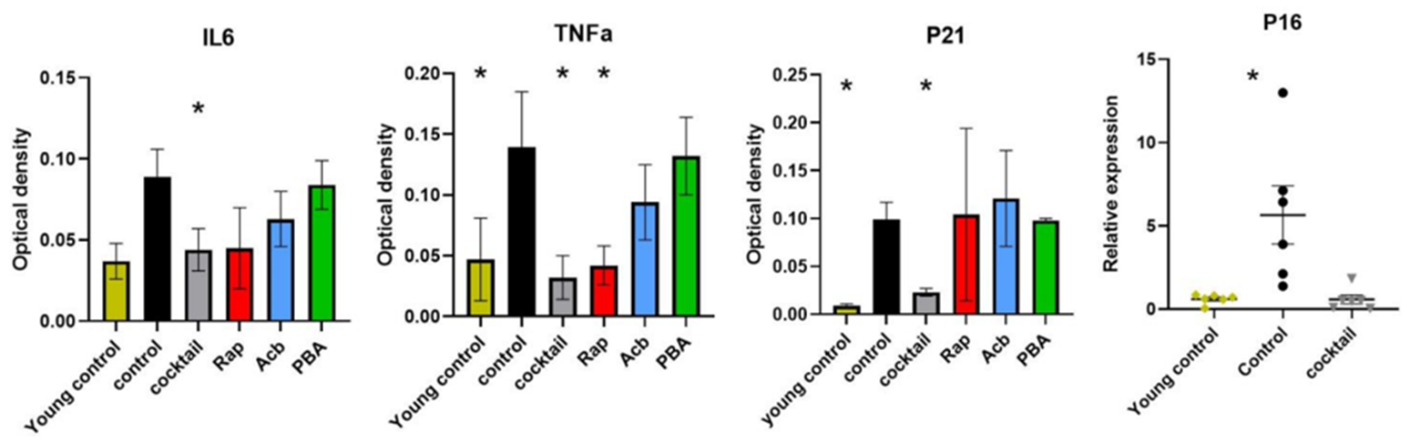 cocktail treatment lowers levels of inflammation