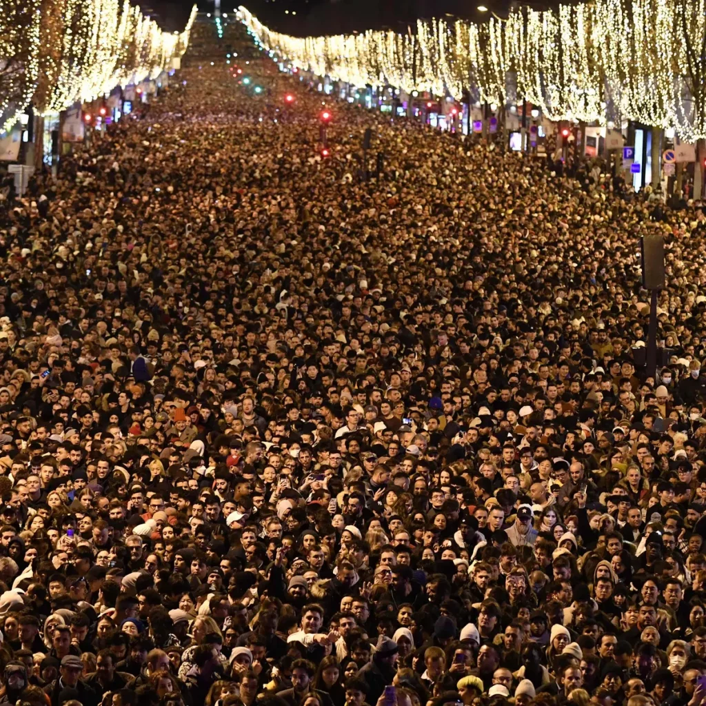 New Year's Eve Celebration in Paris - Photo by Julien de Rosa/AFP/Getty Images