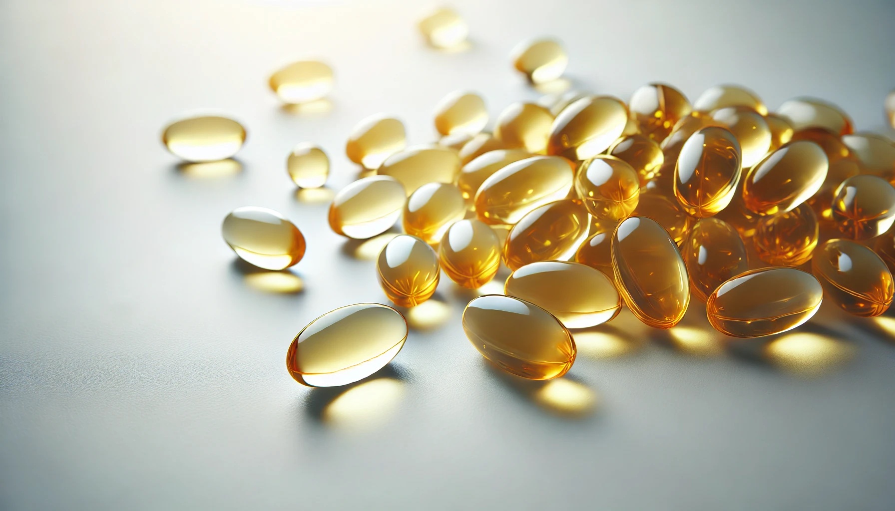 Gel capsules that look like fish oil pills.