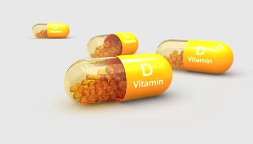 Capsules containing vitamin D