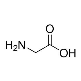 The molecular structure of glycine
