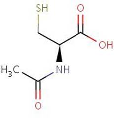The molecular structure of N-acetylcysteine